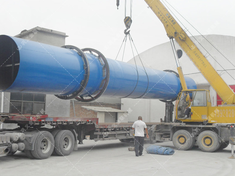 滾筒式礦渣烘干機發貨圖片 滾筒式礦渣烘干機發貨圖片